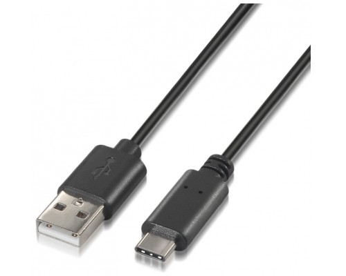 CABLE AISENS USB 2.0 3A TIPO USB-C M-A M NEGRO 2.0M