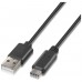 CABLE AISENS USB 2.0 3A TIPO USB-C M-A M NEGRO 2.0M