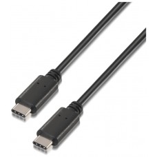 AISENS CABLE USB 2.0 3A TIPO USB-C M-USB-C M NEGRO 3.0M