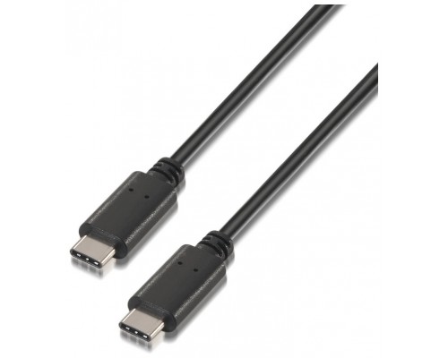 AISENS CABLE USB 2.0 3A TIPO USB-C M-USB-C M NEGRO 3.0M