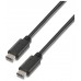 AISENS CABLE USB 2.0 3A TIPO USB-C M-USB-C M NEGRO 3.0M