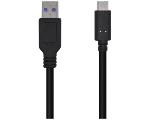 AISENS CABLE USB 3.1 GEN2 10GBPS 3A TIPO USB-C M-A M NEGRO 0.5M