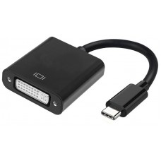 Aisens Conversor USB-C/M a DVI 24+5/H Negro 15Cm