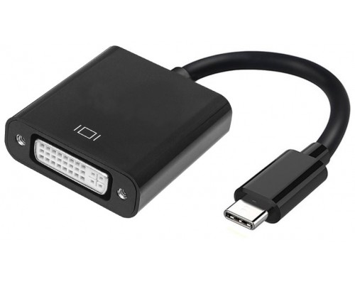 Aisens Conversor USB-C/M a DVI 24+5/H Negro 15Cm