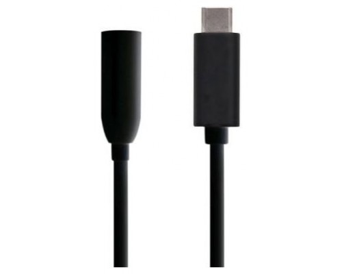 Aisens Conversor USB-C/M a Jack 3.5/H Negro 15Cm