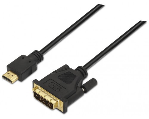 Aisens Cable DVI 18+1/M a HDMI A/M negro 1.8m