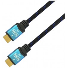 Aisens Cable HDMI Alta Veloc AM-AM Negro/Azul 3.0M