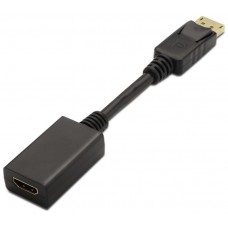 CONVERSOR AISENS DISPLAYPORT A HDMI DP M-HDMI A H NEGRO 15CM