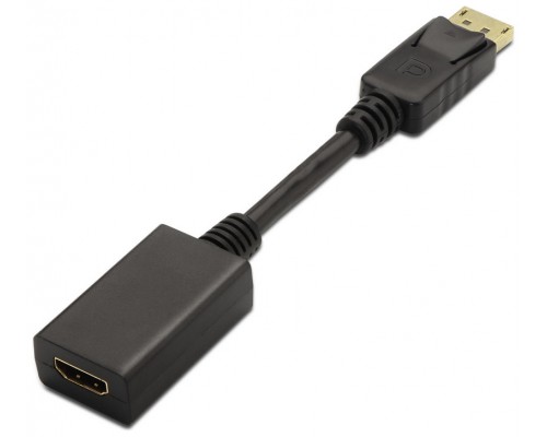 CONVERSOR AISENS DISPLAYPORT A HDMI DP M-HDMI A H NEGRO 15CM