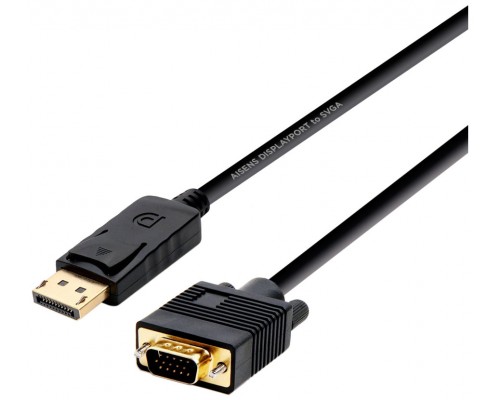 CABLE CONVERSOR AISENS DISPLAYPORT A VGA DP M-VGA M NEGRO 2.0M