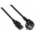 Aisens Cable alimentación CEE7M-C13H negro 1.5m