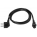 CABLE ALIMENTACION AISENS TREBOL CEE7 ACODADO M-C5 H NEGRO 1.5M