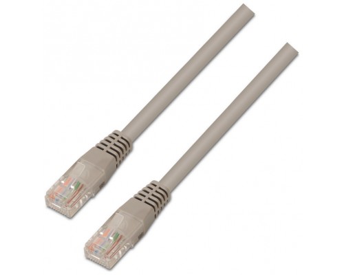 CABLE AISENSDE RED LATIGUILLO RJ45 CAT.5E UTP AWG24 GRIS 1.5M