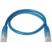 CABLE AISENS DE RED LATIGUILLO RJ45 CAT.6 UTP AWG24 AZUL 1.0M