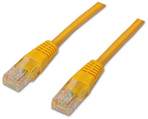 CABLE DE RED AISENS LATIGUILLO RJ45 CAT.6 UTP AWG24 AMARILLO 0.5M