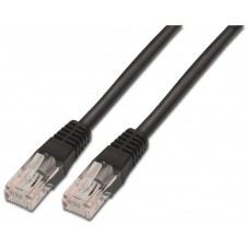 CABLE AISENS DE RED LATIGUILLO RJ45 CAT.6 UTP AWG24 NEGRO 2.0M