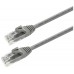 AISENS CABLE DE RED LATIGUILLO RJ45 LSZH CAT.6A 500 MHZ UTP AWG24 GRIS 10M