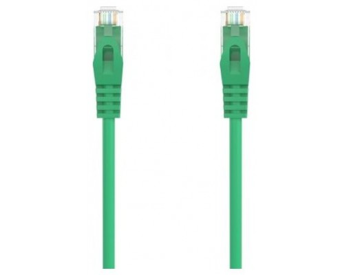 CABLE DE RED AISENS LATIGUILLO RJ45 LSZH CAT.6A 500 MHZ UTP AWG24 VERDE 25CM