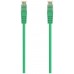 CABLE DE RED AISENS LATIGUILLO RJ45 LSZH CAT.6A 500 MHZ UTP AWG24 VERDE 25CM