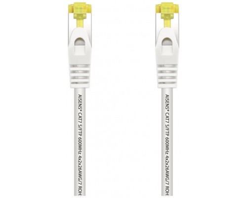 CABLE AISENS DE RED LATIGUILLO RJ45 LSZH CAT.7 600 MHZ SFTP AWG26 BLANCO 2.0M