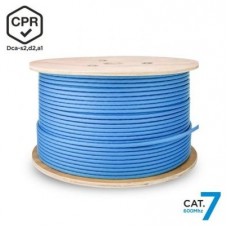 AISENS - CABLE DE RED RJ45 LSZH CPR Dca CAT.7 600 MHZ S/FTP AWG23, AZUL, 305M