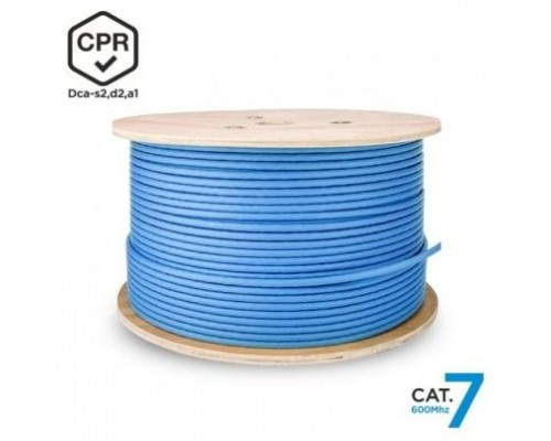 AISENS - CABLE DE RED RJ45 LSZH CPR Dca CAT.7 600 MHZ S/FTP AWG23, AZUL, 305M