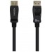 AISENS CABLE DISPLAYPORT CERTIFICADO V1.4 8K@60HZ DP M-DP M NEGRO 2.0M