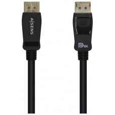 AISENS CABLE DISPLAYPORT CERTIFICADO V1.4 8K@60HZ DP M-DP M NEGRO 3.0M