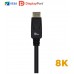 AISENS CABLE DISPLAYPORT CERTIFICADO V1.4 8K@60HZ DP M-DP M NEGRO 3.0M