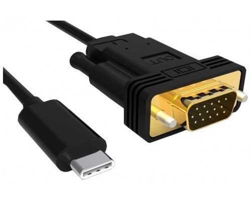 Cable USB 3.1 Tipo C a VGA Macho 32AW 1080P/60Hz