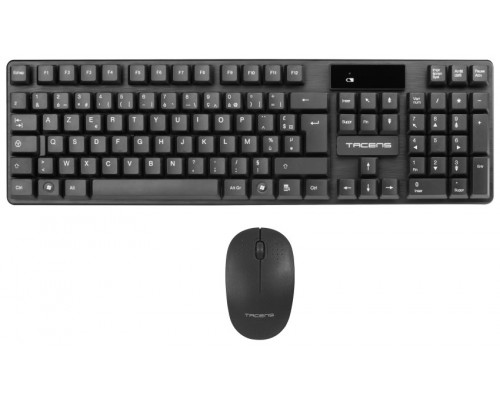 ANIMA ACPW0 WIRELESS 2IN1 COMBO PACK, WIRELESS MOUSE 1200 DPI HUANO MECHANICAL SWITCHES, WIRELESS KEYBOARD OPTIMIZED SWITCHES, ECO DESIGN, NANO-USB RECEIVER, FRENCH LAYOUT