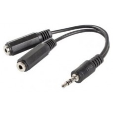 Adaptador lanberg jack stereo macho a