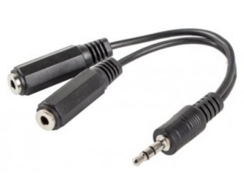 Adaptador lanberg jack stereo macho a