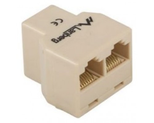 ADAPTADOR LANBERG SPLITTER UTP 1XRJ45 A 2XRJ45