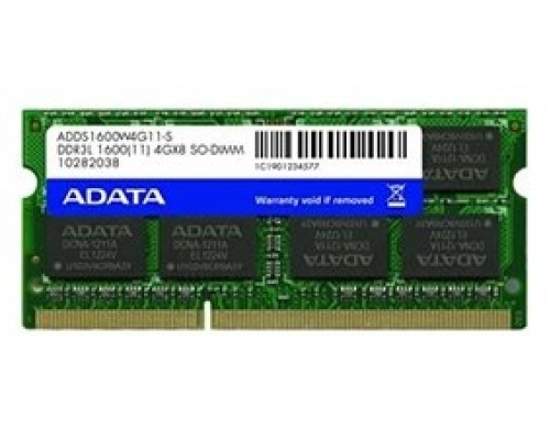 ADATA ADDS1600W4G11-S DDR3L SODIMM 4GB 1600MHz