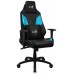 Aerocool ADMIRALBB Silla Gaming Profesional, Cojines Acolchados, Tecnología Air, Negro/Azul