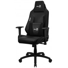 Aerocool ADMIRALBK Silla Gaming Profesional, Cojines Acolchados, Tecnología Air, Negro