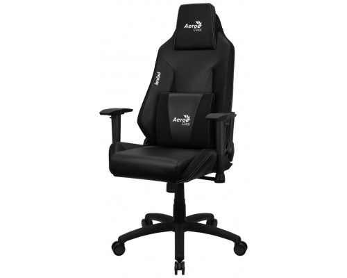 Aerocool ADMIRALBK Silla Gaming Profesional, Cojines Acolchados, Tecnología Air, Negro