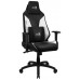 Aerocool ADMIRALBW Silla Gaming Profesional, Cojines Acolchados, Tecnología Air, Negro/Blanco