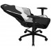 Aerocool ADMIRALBW Silla Gaming Profesional, Cojines Acolchados, Tecnología Air, Negro/Blanco