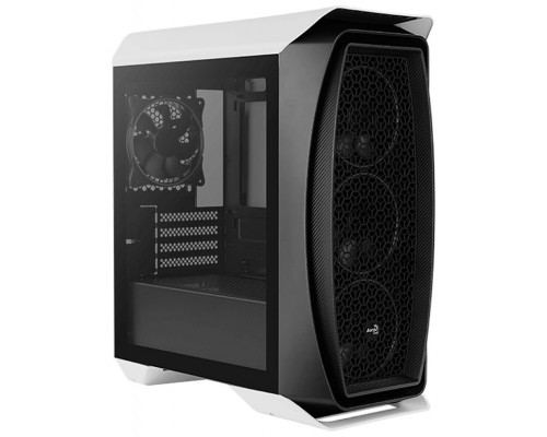 AEROCOOL AERO ONE MINI ECLIPSE BLACK MATX, 4x12CM ECLIPSE ARGB FANS, TEMPERED GLASS, FRONT MESH, FULL WATERCOOLING SUPPORT