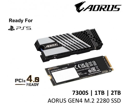 Gigabyte AORUS Gen4 7300 SSD 1TB PCIe 4.0x4