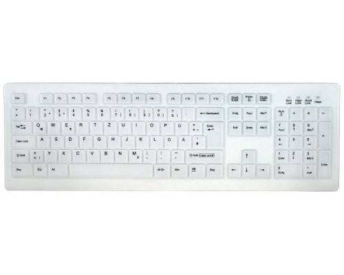 Teclado active key ak - c8100f - uvs - w sp blanco