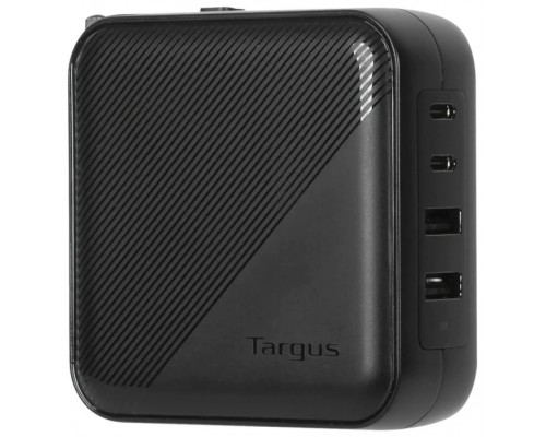 CARGADOR ADAPTADOR TARGUS 100 W GAN CHARGER - MULTI PORT - WITH TRAVEL ADAPTERS