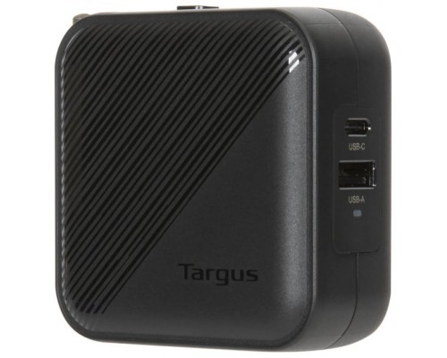 CARGADOR ADAPTADOR TARGUS 65 W GAN CHARGER - MULTI PORT - WITH TRAVEL ADAPTERS