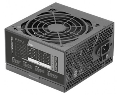 Tacens APIII750 unidad de fuente de alimentación 750 W 20+4 pin ATX ATX Negro