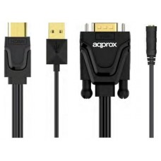 approx APPC22 Adaptador HDMI A VGA + Sonido+ Video