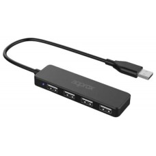 APPROX Adaptador 4 Puertos USB 2.0 Hub