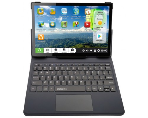 FUNDA TABLET ORDISSIMO STAND FOLIO CELIA TECLADO NEGRA