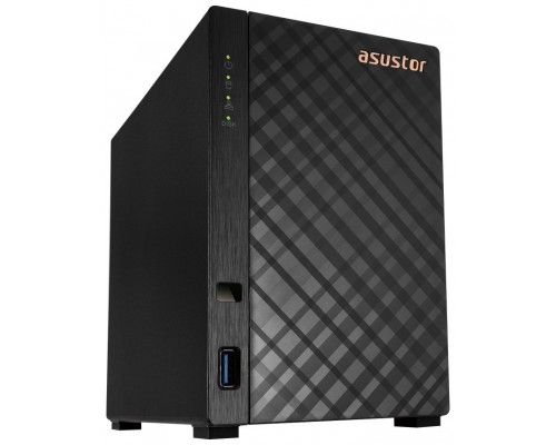 NAS ASUSTOR TOWER 2 BAY QUAD-CORE 1.4GHZ 1GB 2.5GBE X1 USB3.2